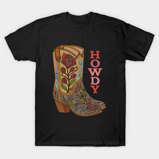 Howdy T-Shirt by Valentina Harper